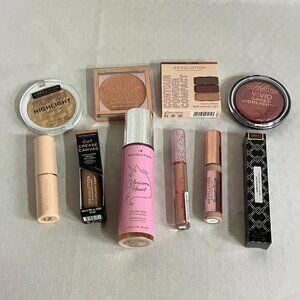 Revolution 10 Set Makeup Kit – Highlighter, Concealer, Mist, Powder & More
